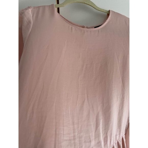 Who What Wear Pink Frilly Top - Picture 4 of 7